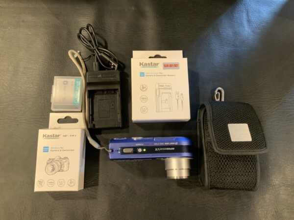 Sony Cyber-Shot DSC-P100 5.1MP Digital Camera RARE BLUE Tested See Pics - Image 3