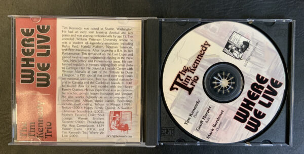 The Tim Kennedy Trio - Where We Live CD VERY RARE Seattle Jazz - Image 3
