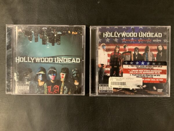 Hollywood Undead 2 CD Lot -Desperate Measures & Swan Songs Lot [Explicit]