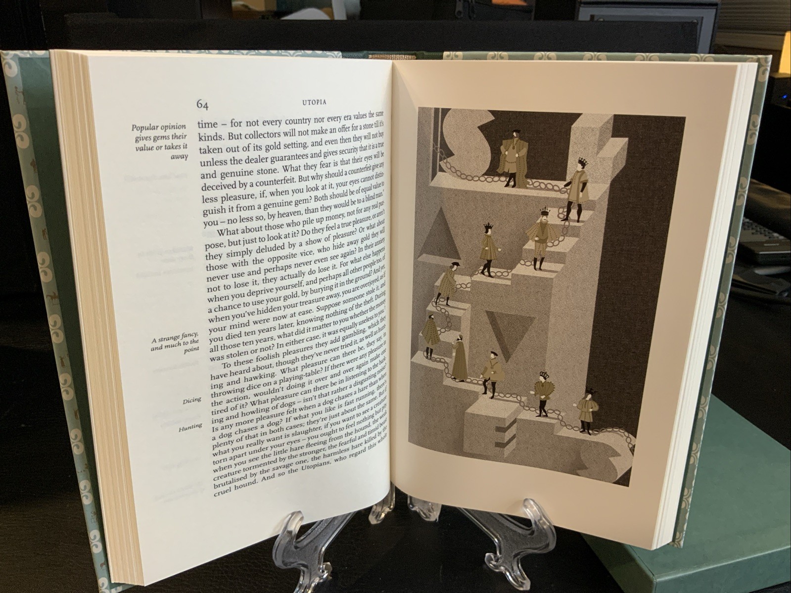 Thomas More Utopia Folio Society Edition with Slipcase Illustrated 2011 Like New - Image 5