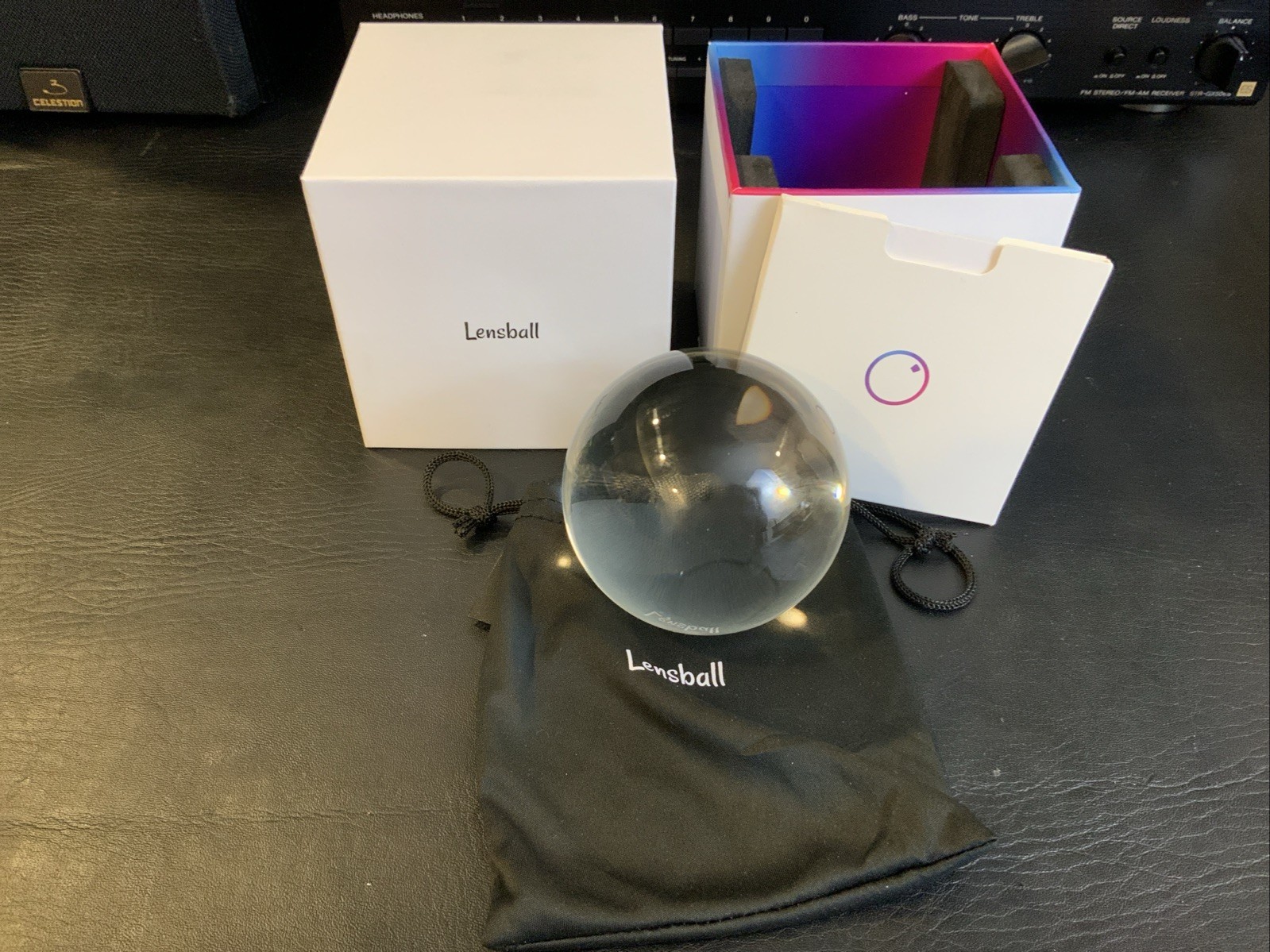 80mm Photography Crystal Ball Sphere Decoration Lens Photo Prop Lensball Clear - Image 4