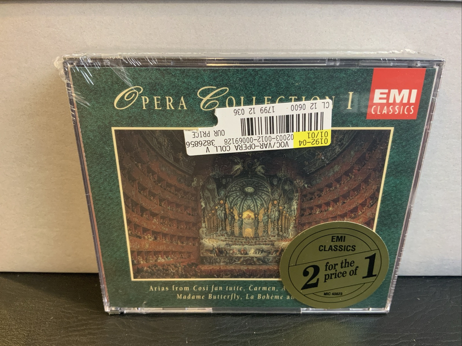 CD Opera Collection 1 Mozart Verdi Rossini Wagner EMI 1992 2 CDs Set New Sealed