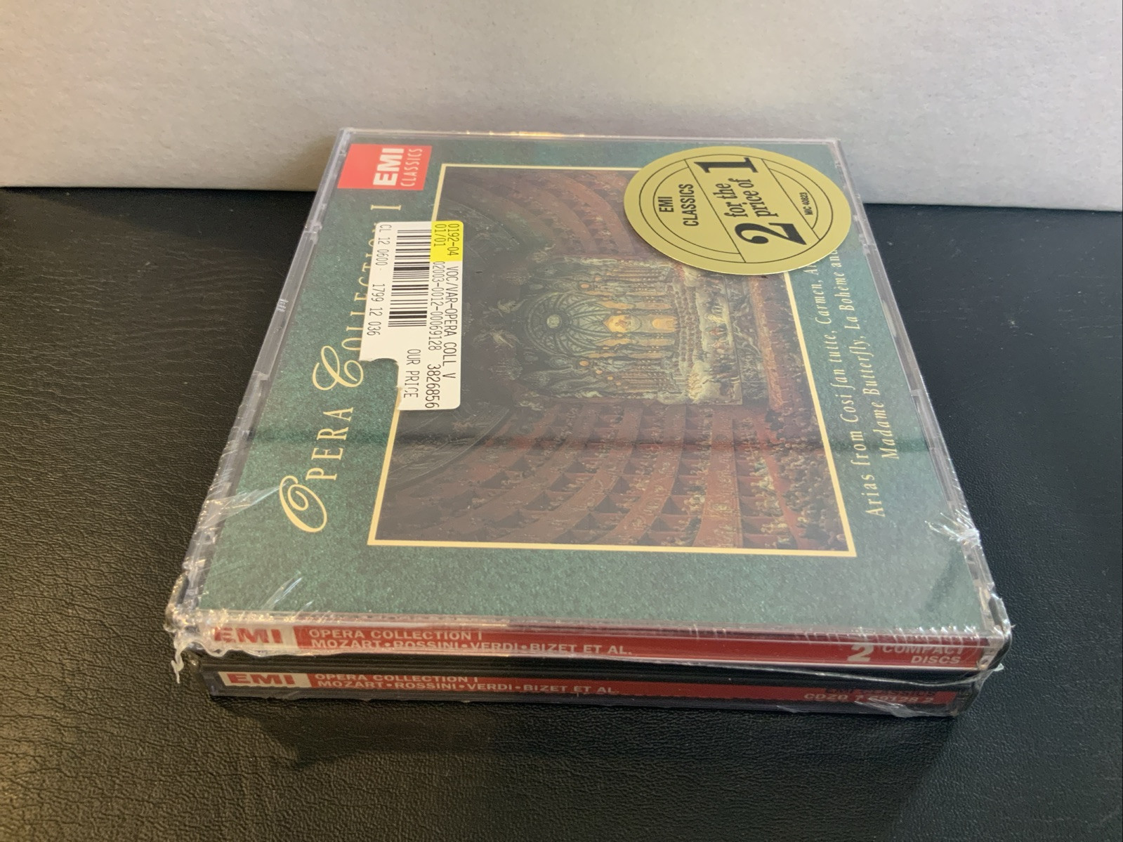 CD Opera Collection 1 Mozart Verdi Rossini Wagner EMI 1992 2 CDs Set New Sealed - Image 3