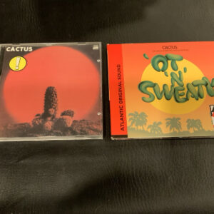 Cactus 2CD Lot: Cactus Self Titled 1977 and 'Ot 'N' Sweaty by Cactus CD 1998