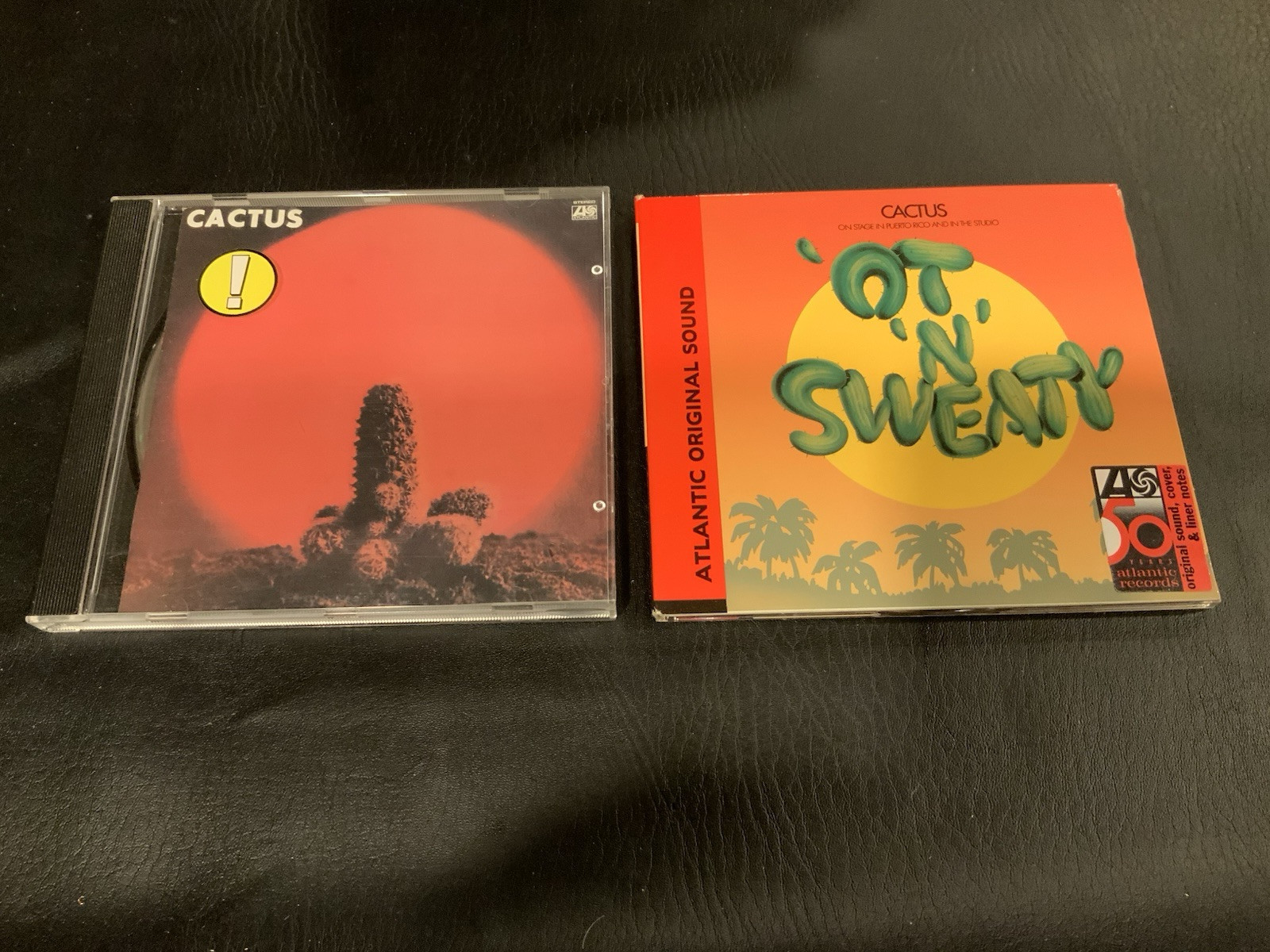 Cactus 2CD Lot: Cactus Self Titled 1977 and 'Ot 'N' Sweaty by Cactus CD 1998