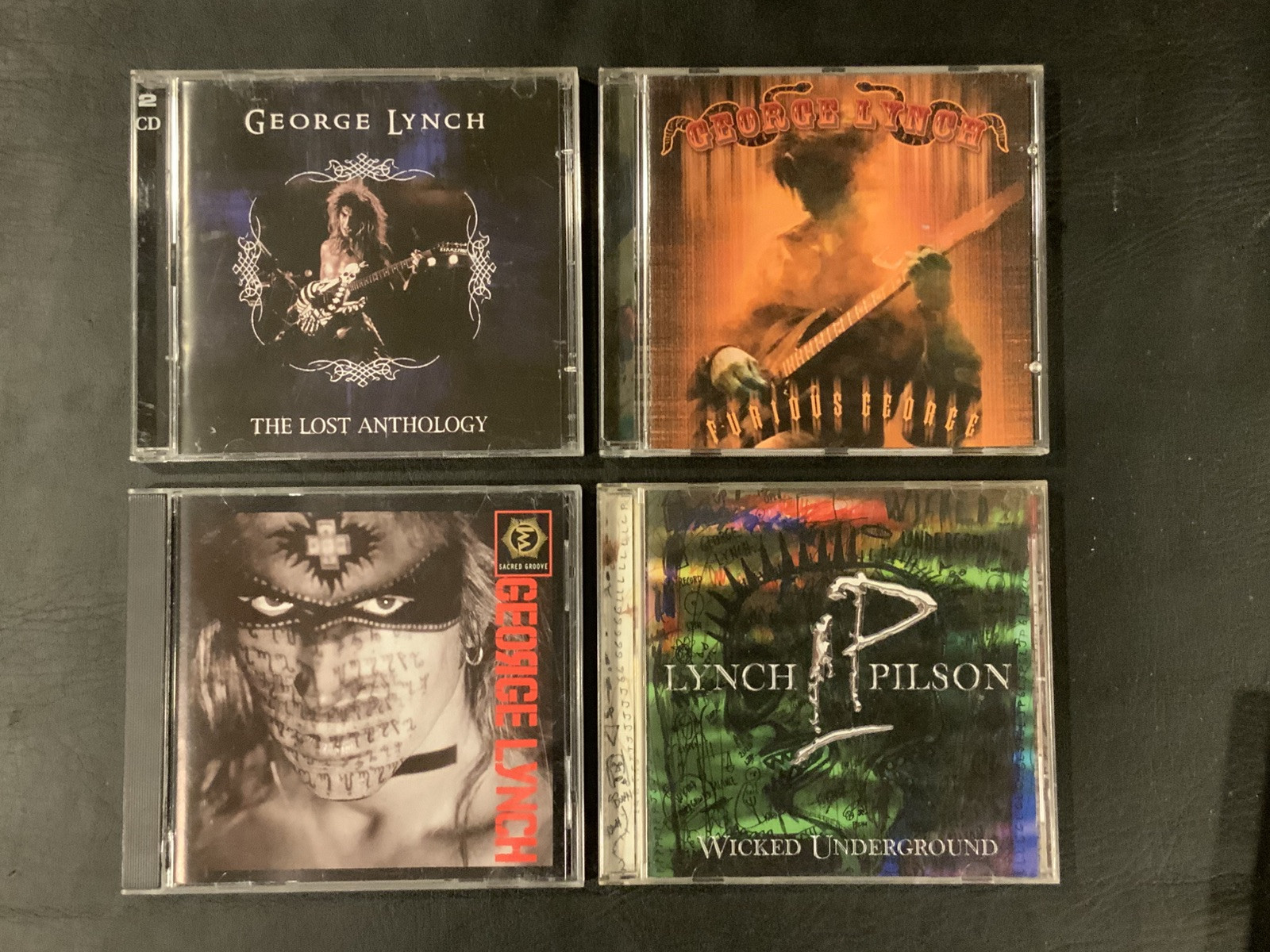 George Lynch Rare 5 CD Lot Furious George, Lost Anthology, Lynch Pilson, Sacred