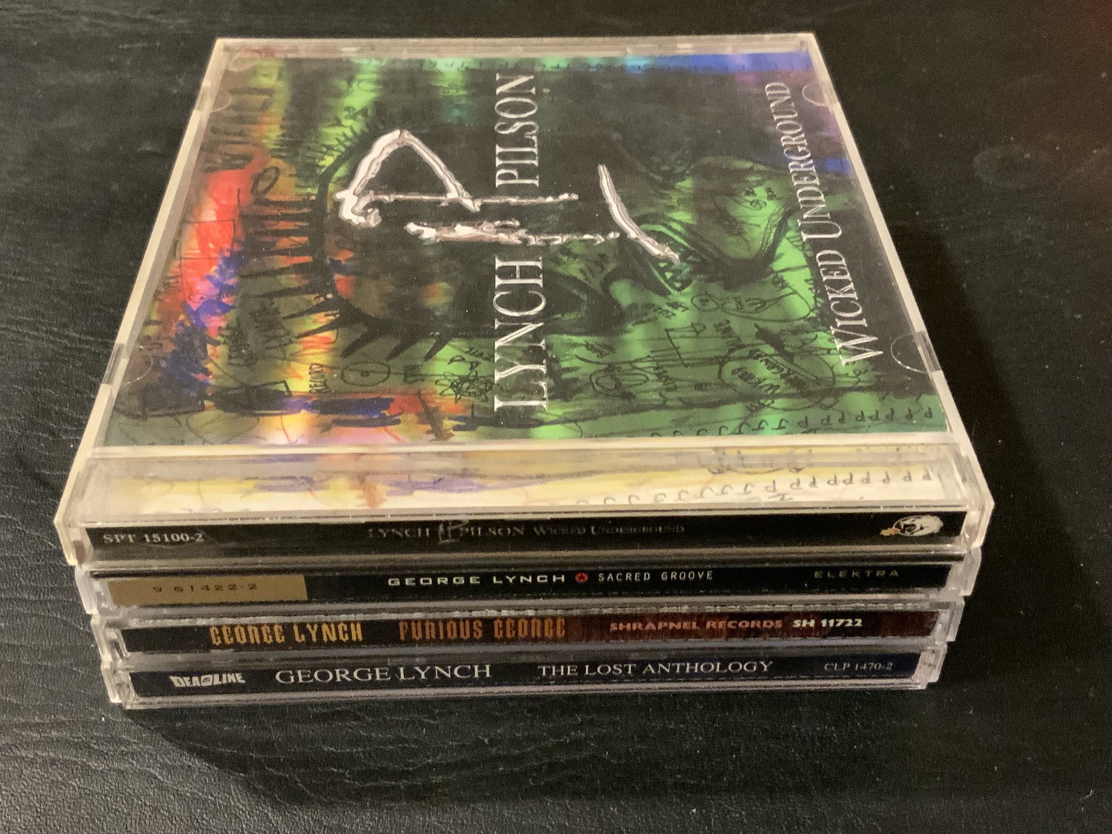 George Lynch Rare 5 CD Lot Furious George, Lost Anthology, Lynch Pilson, Sacred - Image 2