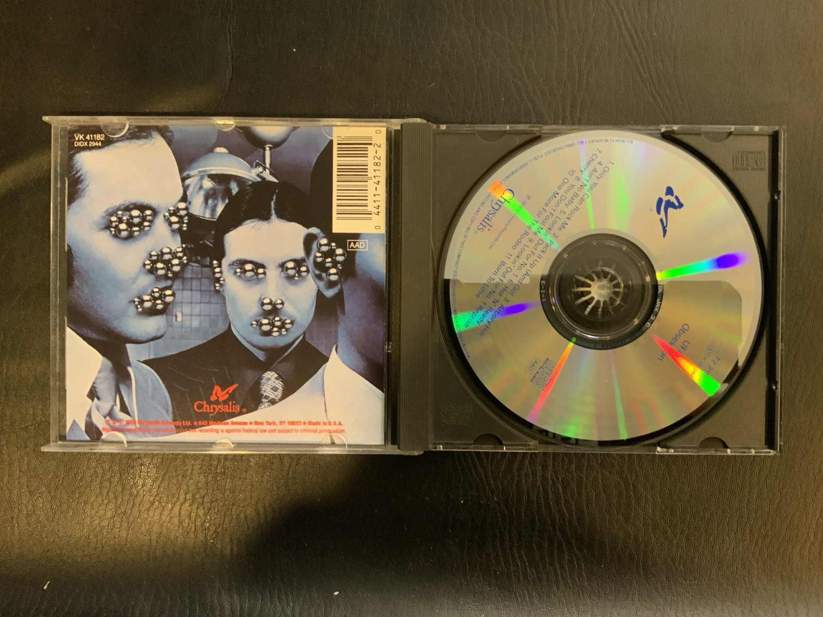 UFO - "Obsession" CD Original Issue 1988 Chrysalis Ultra Rare OOP VG+ AAD - Image 3