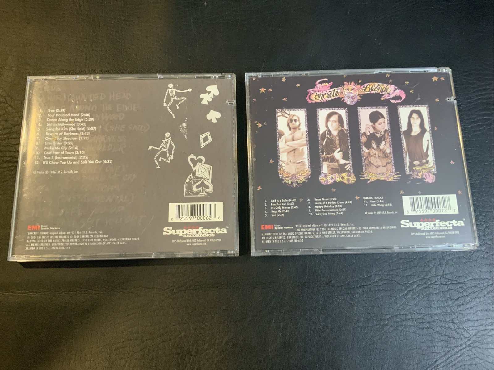 CONCRETE BLONDE - Self-Titled & Free - Extra Tracks Remastered 2004 RAREAF VG - Image 3