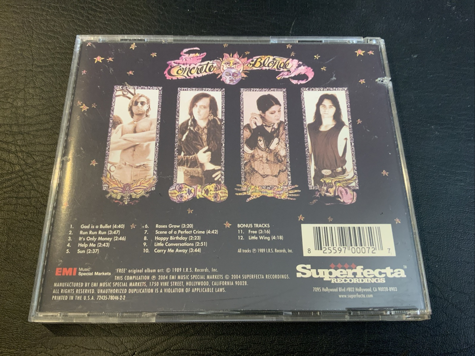 CONCRETE BLONDE - Self-Titled & Free - Extra Tracks Remastered 2004 RAREAF VG - Image 9