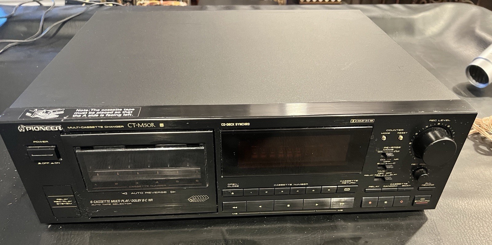 Pioneer CT-M50R 6-Cassette Multi Play Changer COOL RARE WORKING