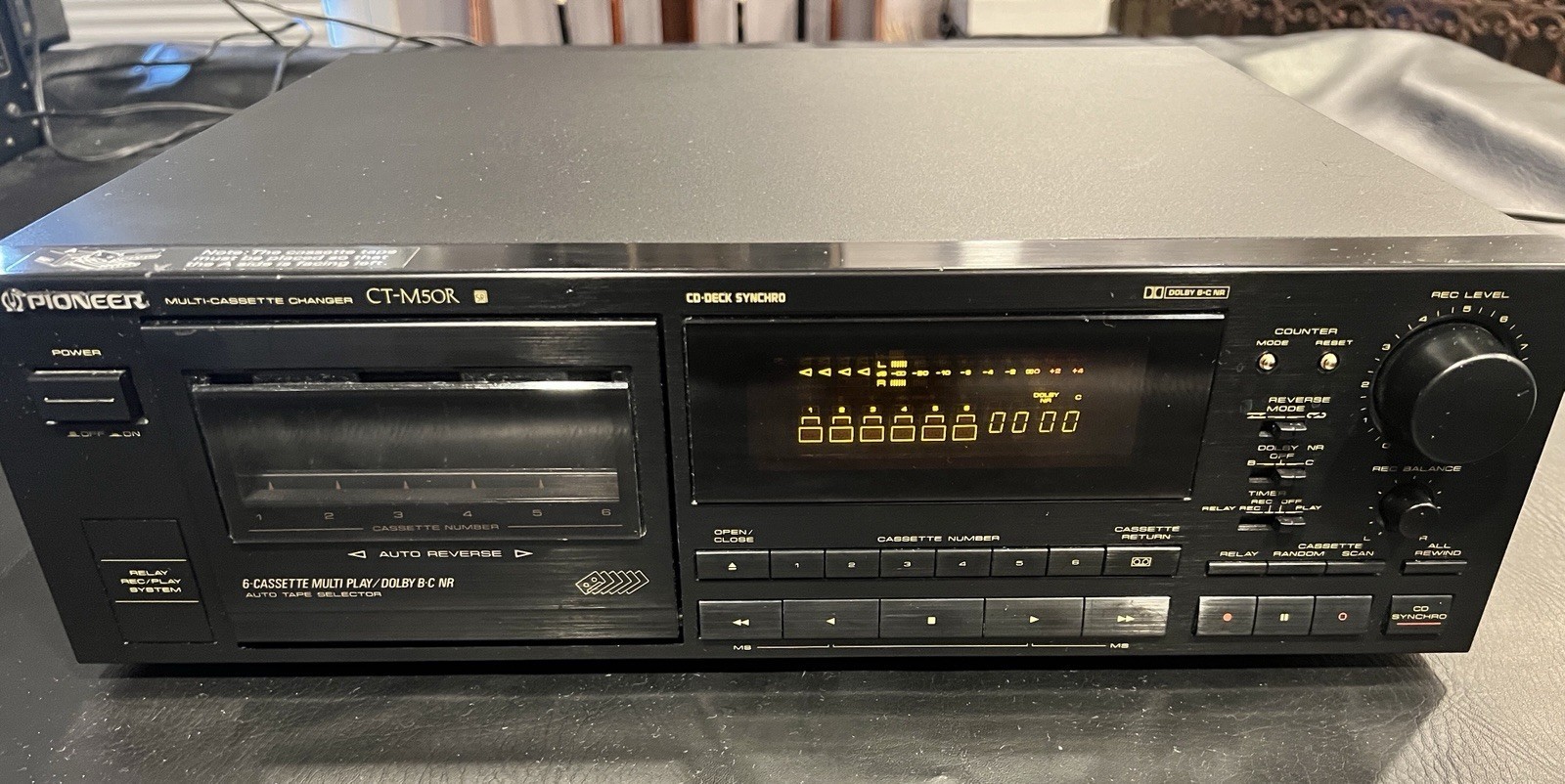 Pioneer CT-M50R 6-Cassette Multi Play Changer COOL RARE WORKING - Image 2