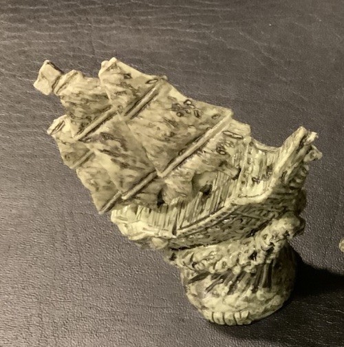 Pirates of the Caribbean Dead Man's Chest 2006 Chess Set Parts Green Rook Ship - Image 2