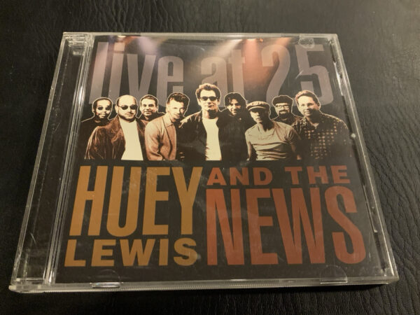 HUEY LEWIS & THE NEWS Live At 25 CD  Recorded  Dec. 14-15 2004 Chico CA