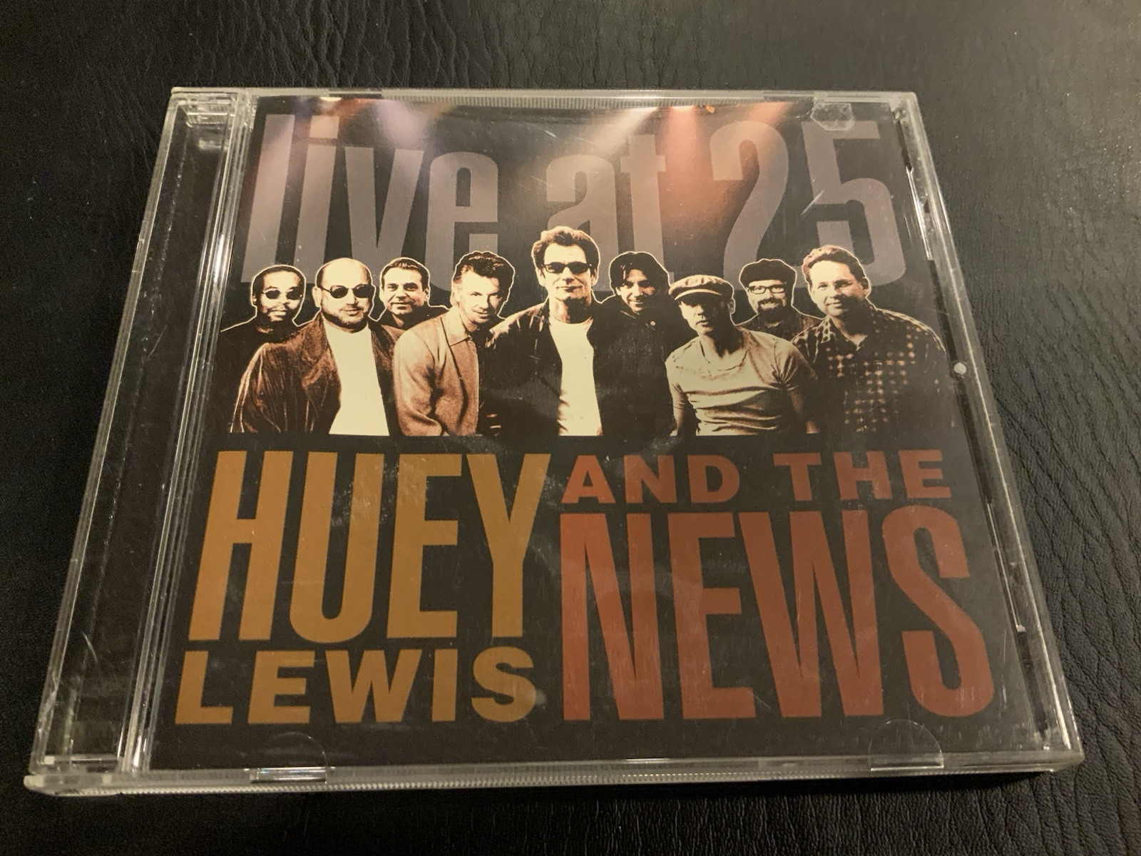 HUEY LEWIS & THE NEWS Live At 25 CD  Recorded  Dec. 14-15 2004 Chico CA