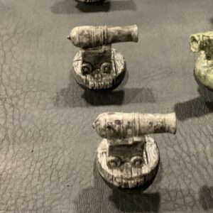 Pirates of Caribbean Dead Man's Chest Black Grey Pearl Cannon Pawn Chess Part