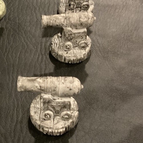Pirates of Caribbean Dead Man's Chest Black Grey Pearl Cannon Pawn Chess Part - Image 3