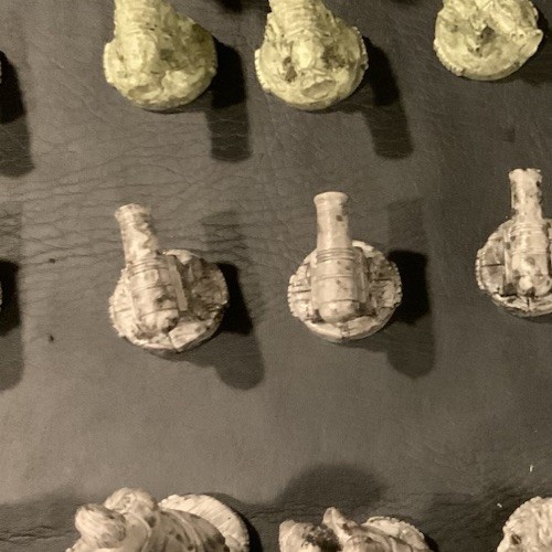 Pirates of Caribbean Dead Man's Chest Black Grey Pearl Cannon Pawn Chess Part - Image 4