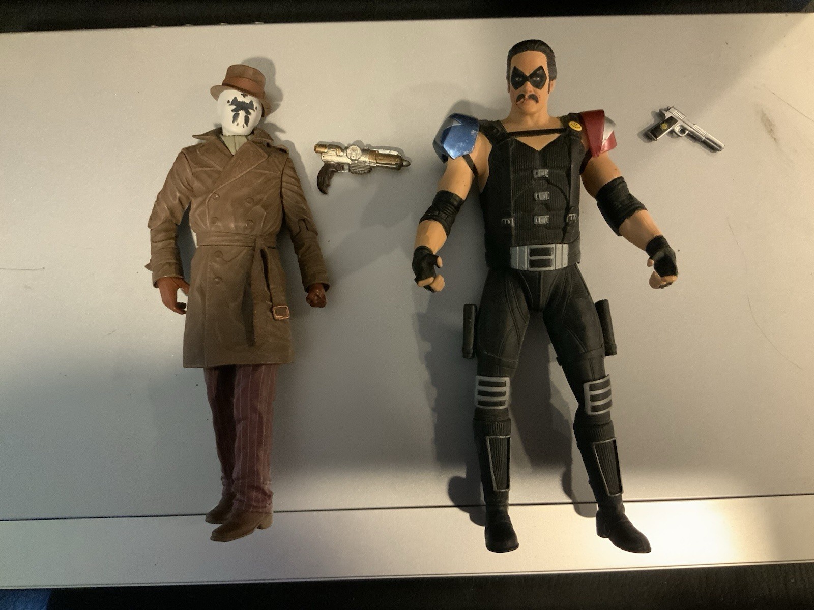 WATCHMEN DC Direct Loose 2 Figure Lot | Comedian & Rorschach See Pics - Image 5