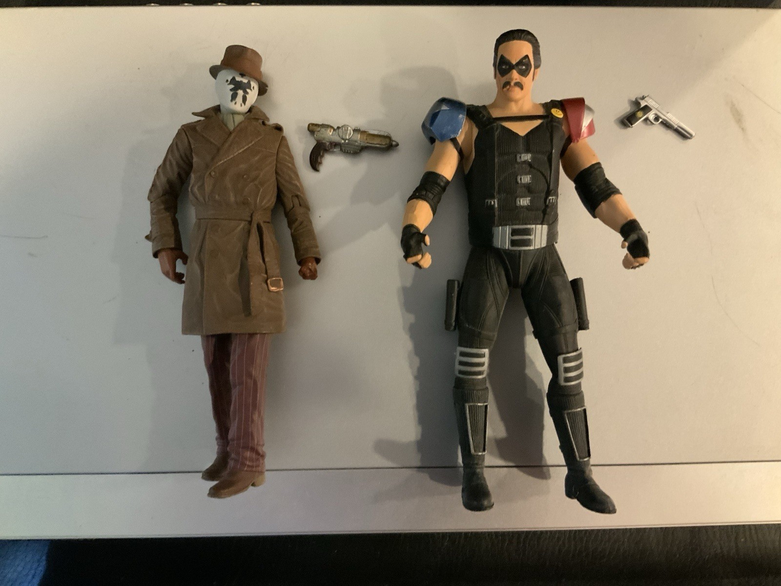 WATCHMEN DC Direct Loose 2 Figure Lot | Comedian & Rorschach See Pics - Image 6