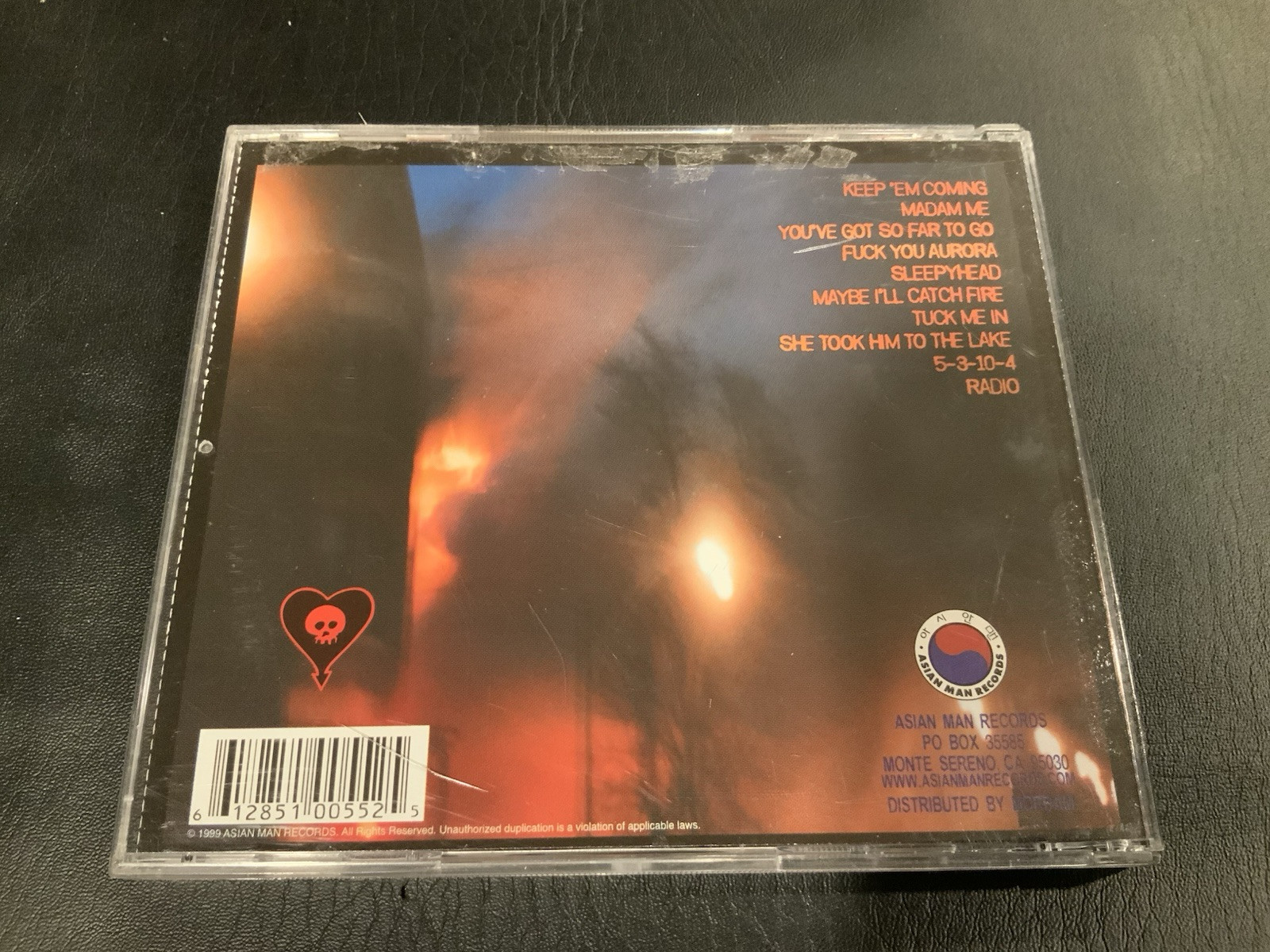 ALKALINE TRIO ~ MAYBE I'LL CATCH FIRE ~ CD 1999 ~ VG+/VG+ - Image 2