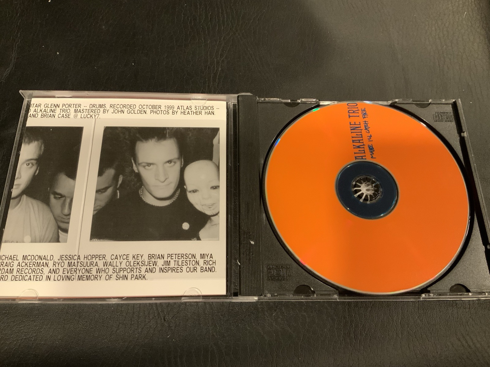 ALKALINE TRIO ~ MAYBE I'LL CATCH FIRE ~ CD 1999 ~ VG+/VG+ - Image 3